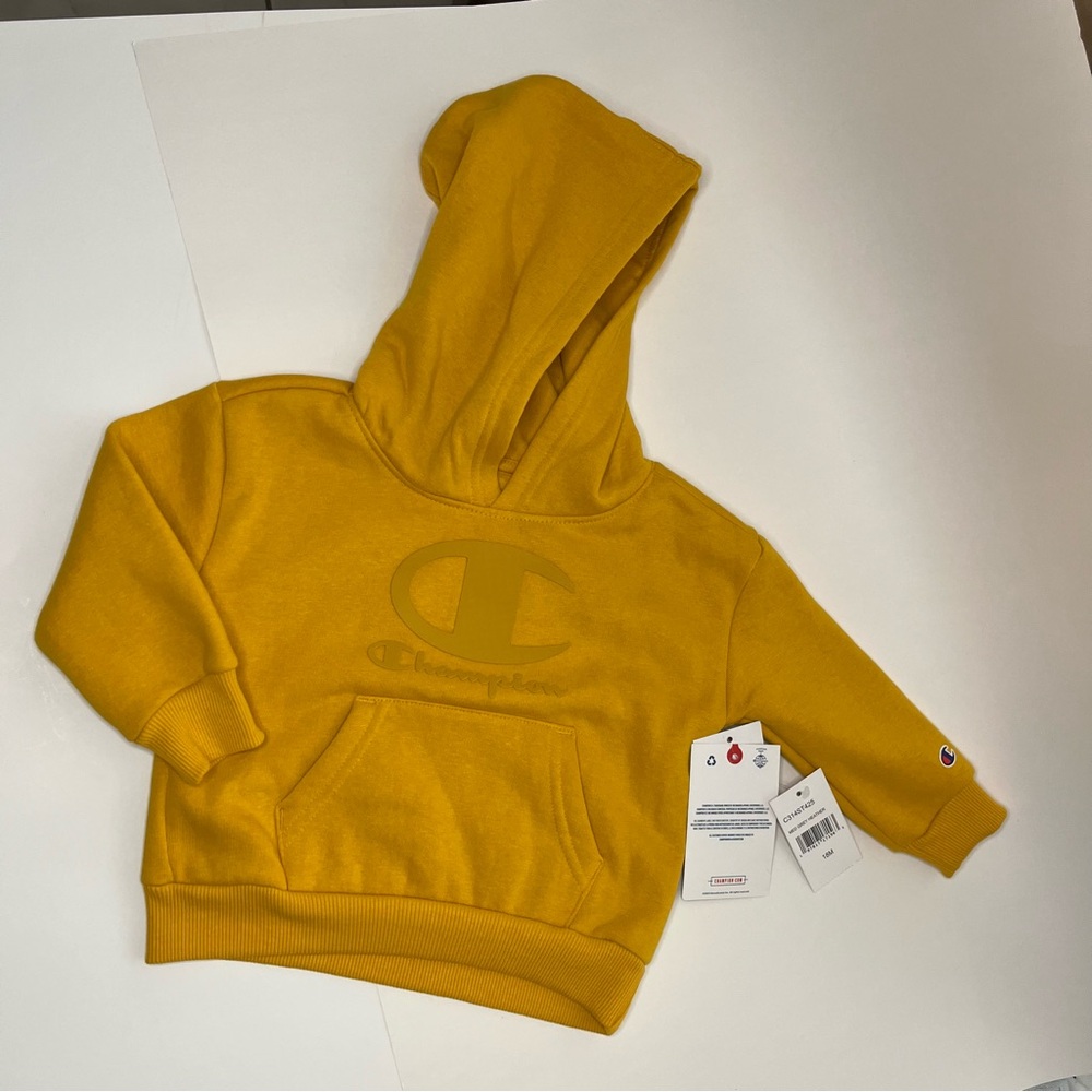 Champion Baby Hoodie 18M Pullover Sweatshirt Kangaroo Pocket Soft Toddler Sweate